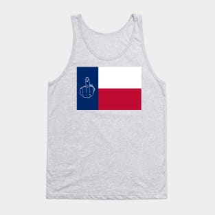 Don't Mess With Texas FU State Flag Tank Top